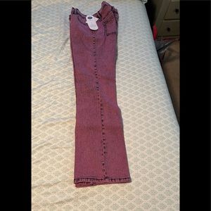 Pink washed jeans new